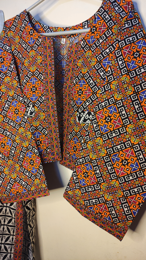 2 Piece Cotton Suit With Coati And Trouser