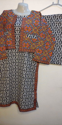 3 Piece Cotton Suit With Coati And Trouser