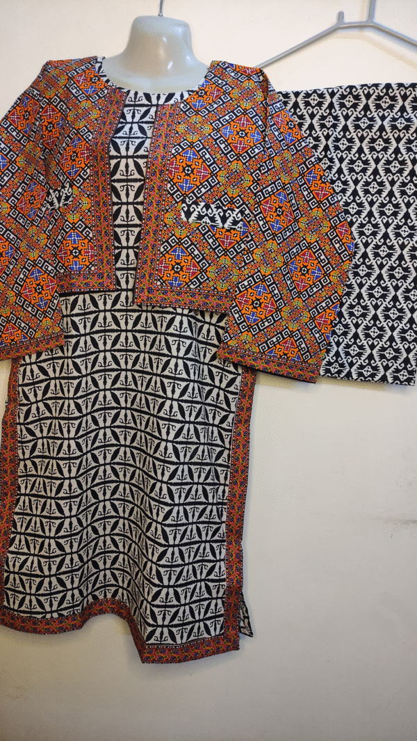 2 Piece Cotton Suit With Coati And Trouser